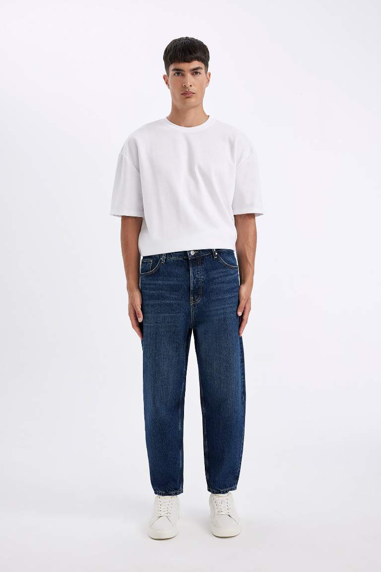 Wiser Wash Balloon Fit Bol Kalıp Yüksek Bel Normal Paça Jean Pantolon
