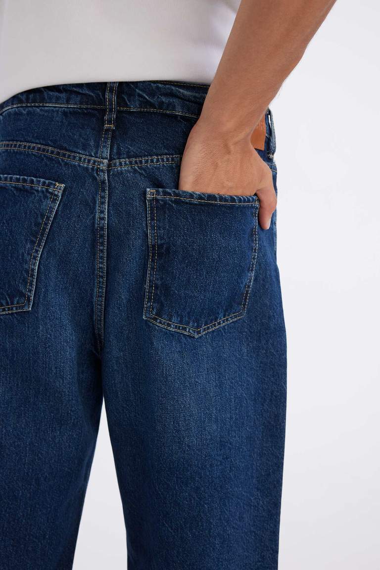 Wiser Wash Balloon Fit Bol Kalıp Yüksek Bel Normal Paça Jean Pantolon