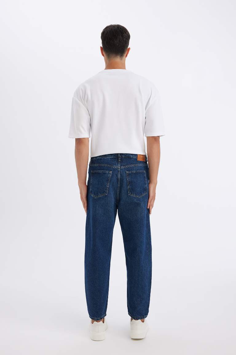 Wiser Wash Balloon Fit Bol Kalıp Yüksek Bel Normal Paça Jean Pantolon