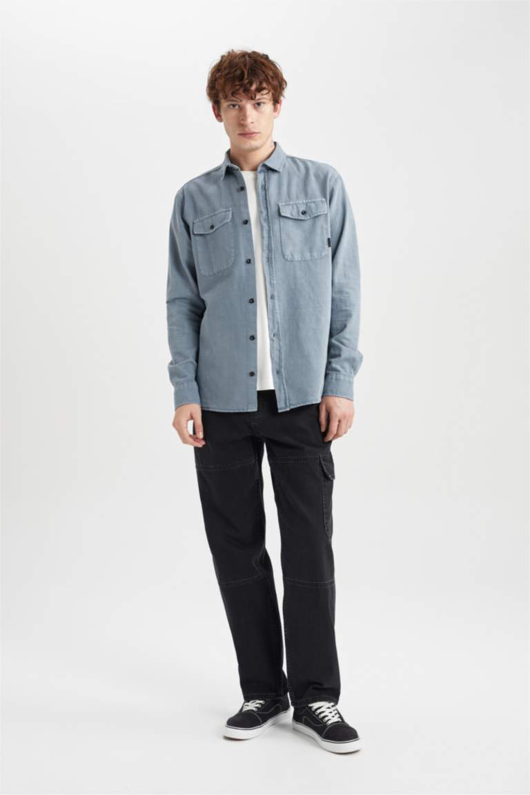 Homme Chemise habillée Chemise à carreaux Chemise à Col À carreaux