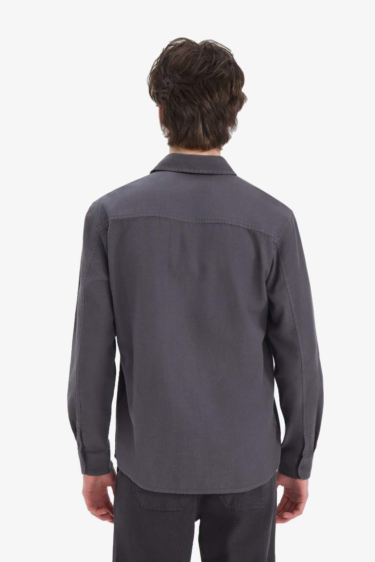 Regular Fit Cotton Long Sleeve Shirt