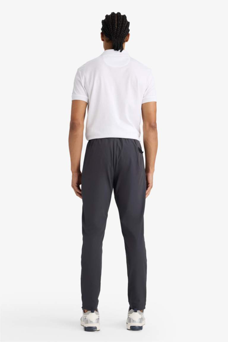 DeFactoFit Slim Fit Dar Kesim Çift Cepli Fermuarlı Paça Dokuma Jogger