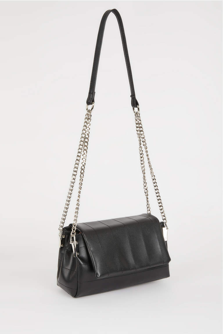 Black WOMEN Faux Leather Shoulder bag 2929452 | DeFacto