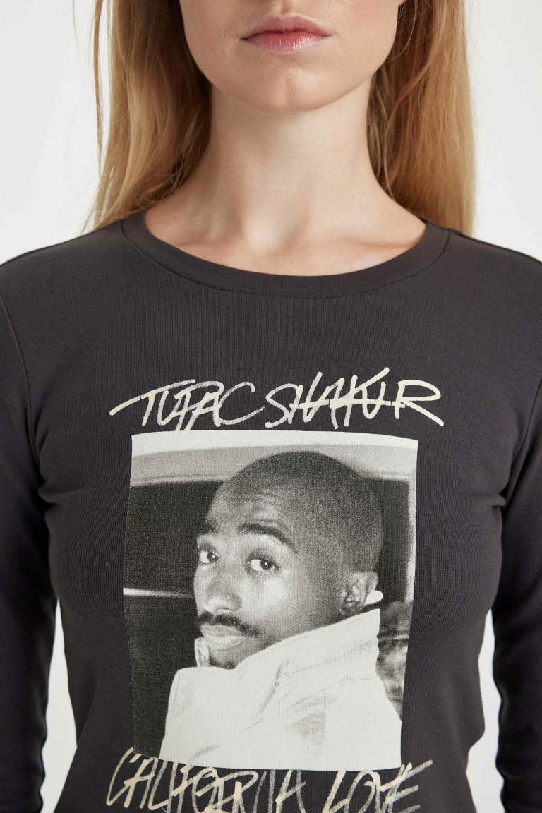 Футболка Tupac Shakur с длинным рукавом, Coool