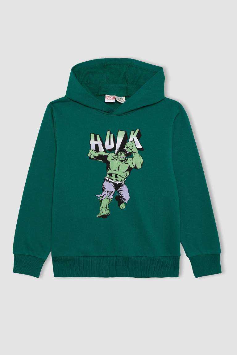 Erkek Çocuk Marvel Comics Kapüşonlu Sweatshirt