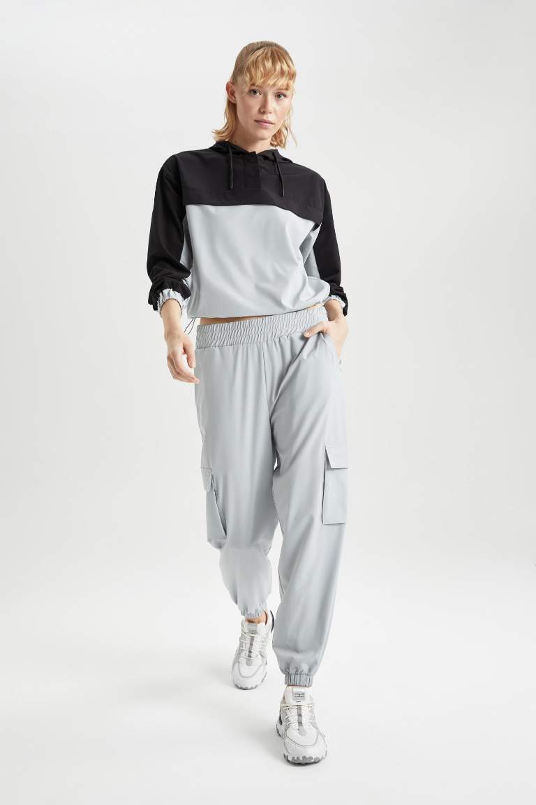 DeFactoFit Standard Fit Woven Trousers