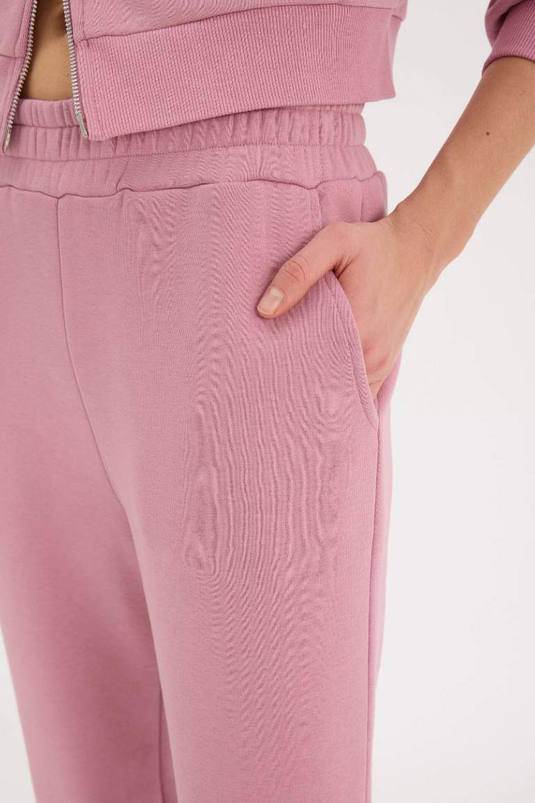 Pantalon de jogging large à taille élastique