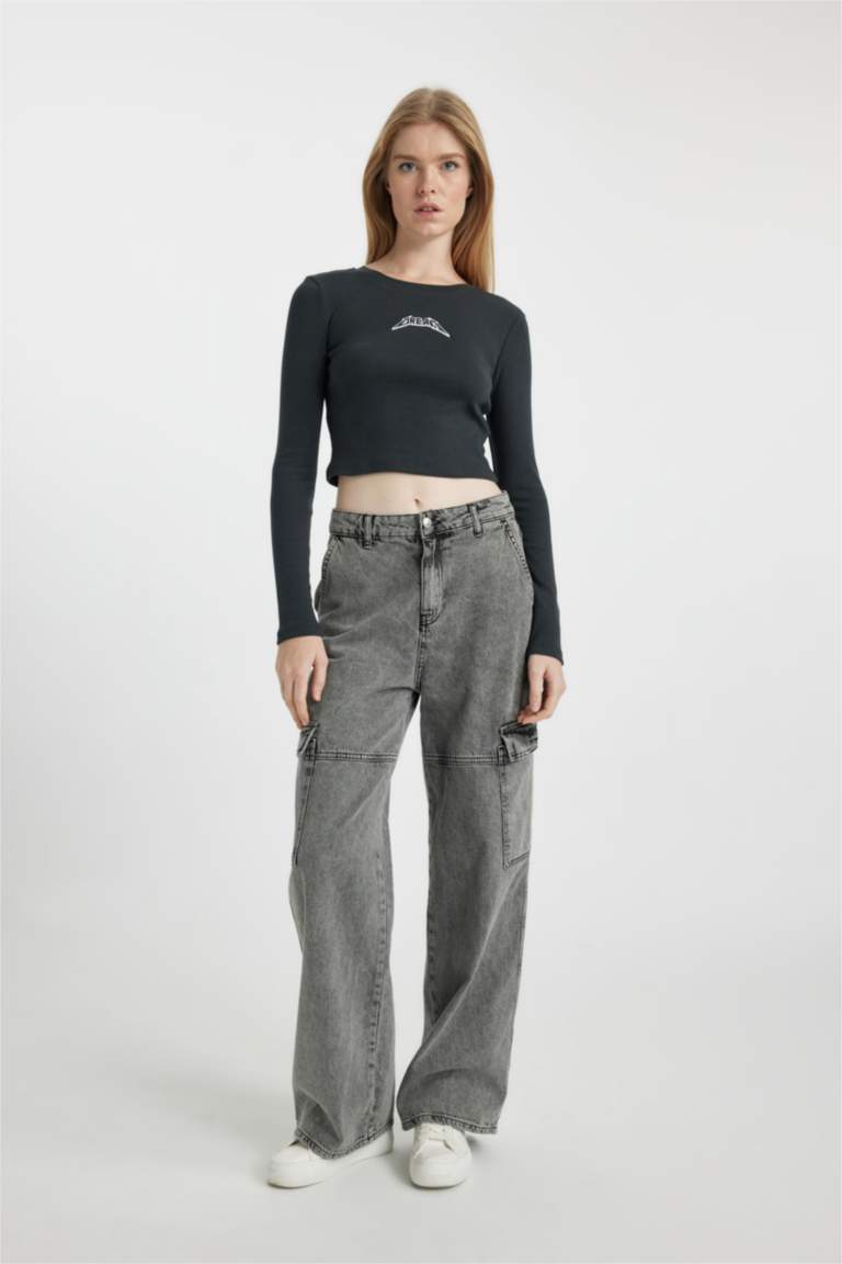 Slim Fit Camisole Long Sleeve T-Shirt