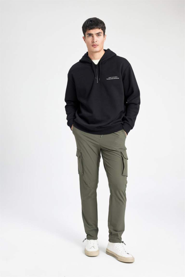 Yazlık Taktik Jogger Pantolon Slim Fit Dar Kesim Kargo Cepli