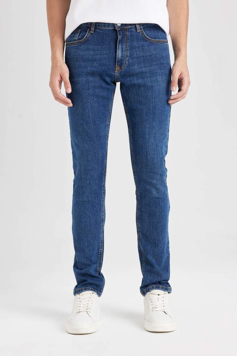 Pantalon Jean Pedro à Coupe slim