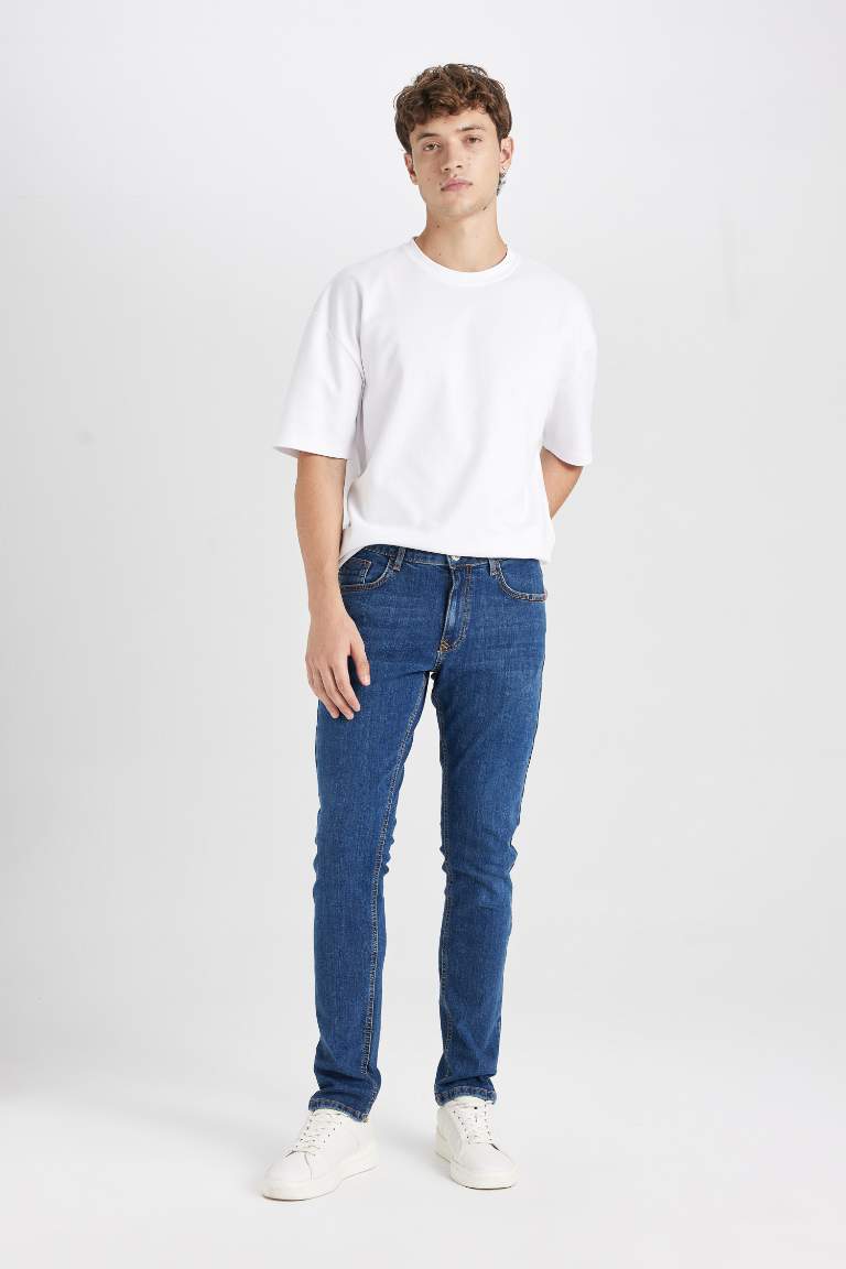 Pantalon Jean Pedro à Coupe slim