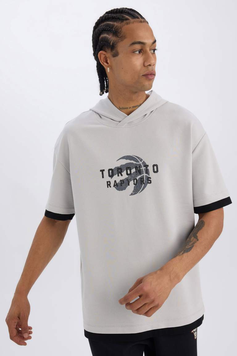 T-shirt de sport NBA oversize à capuche de DeFactoFit