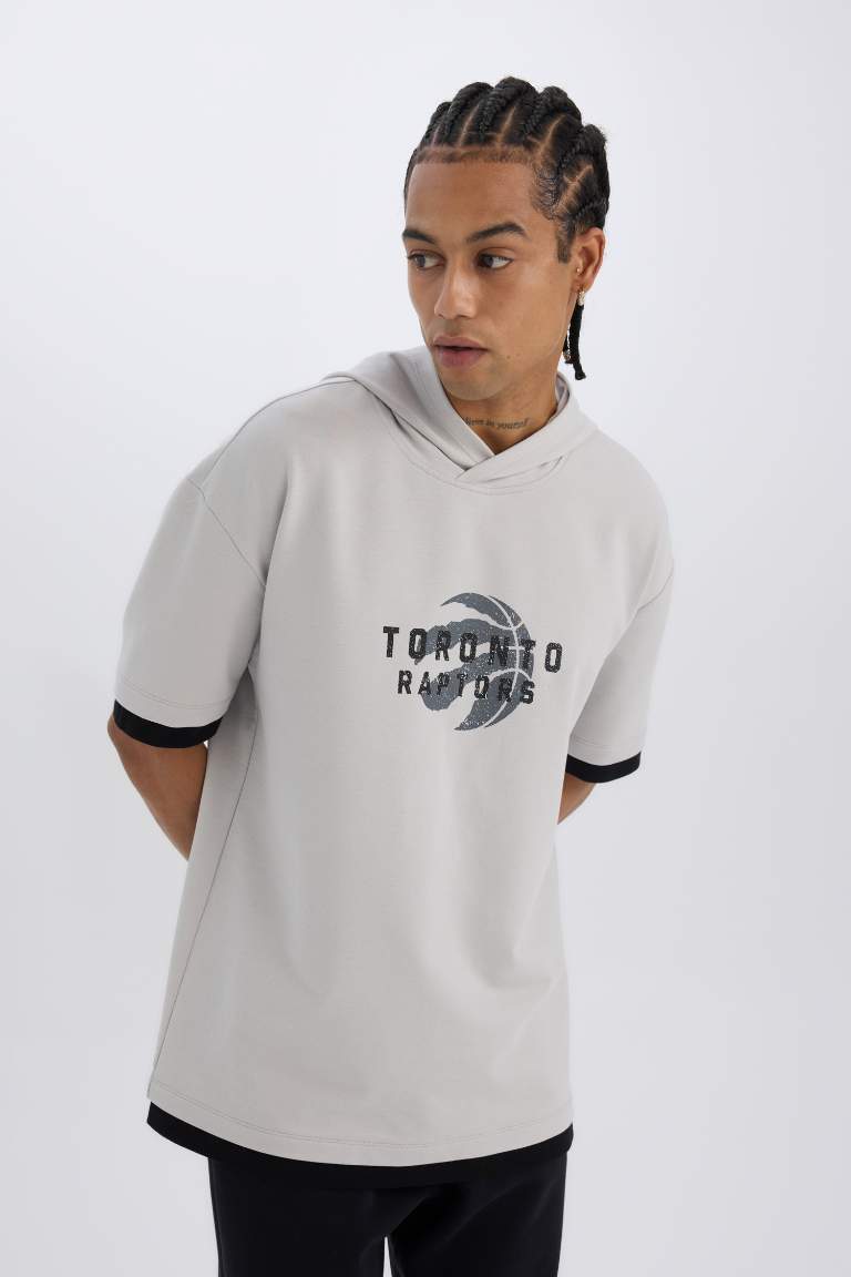 T-shirt de sport NBA oversize à capuche de DeFactoFit