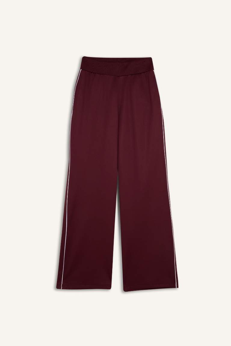 Wide Leg Wide Leg With Pockets Pique Trousers