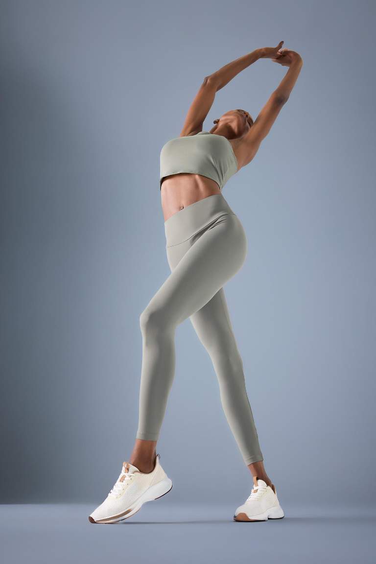 DeFactoFit Slogan Printed Sports Leggings