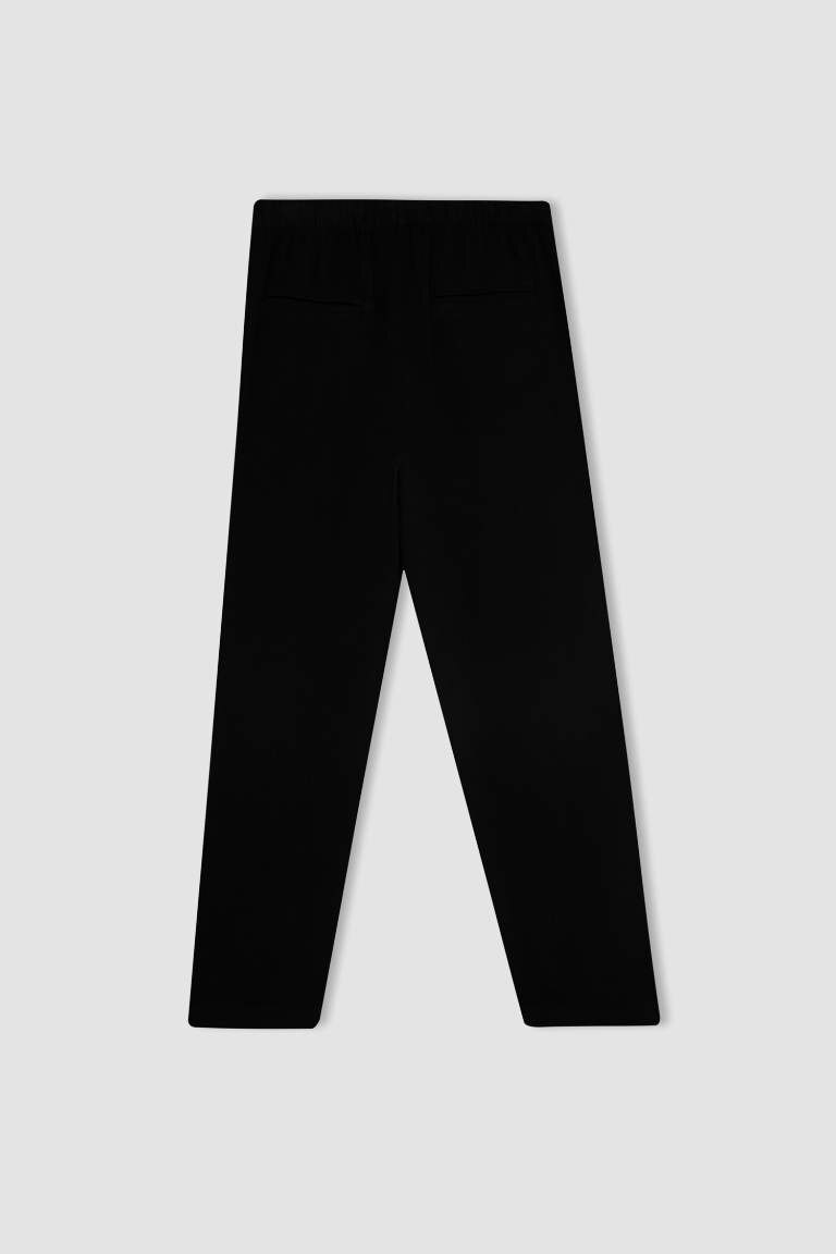 jogger Ankle Length With Pockets Woven Trousers