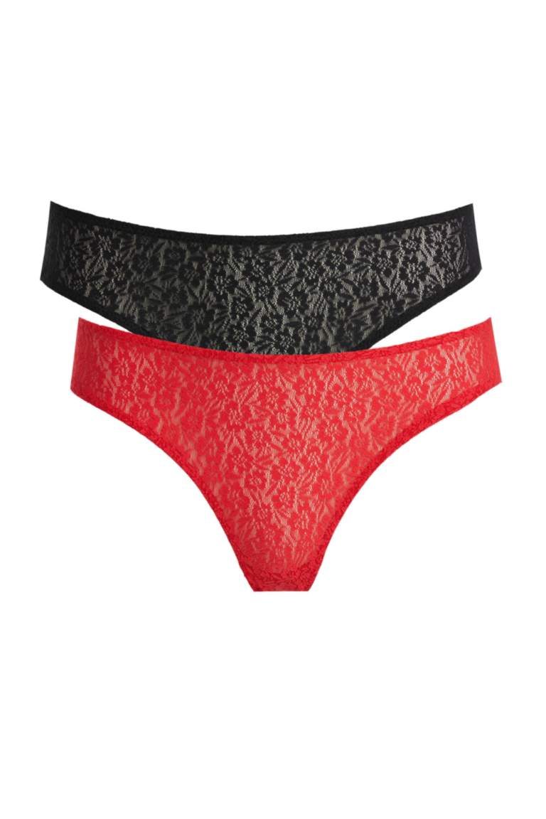 Fall in Love Lace Brazilian Slip Panties