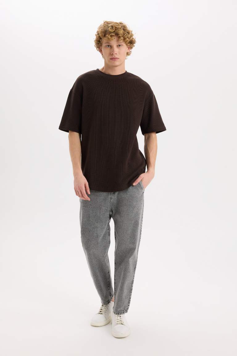 Boxy Fit Crew Neck T-Shirt