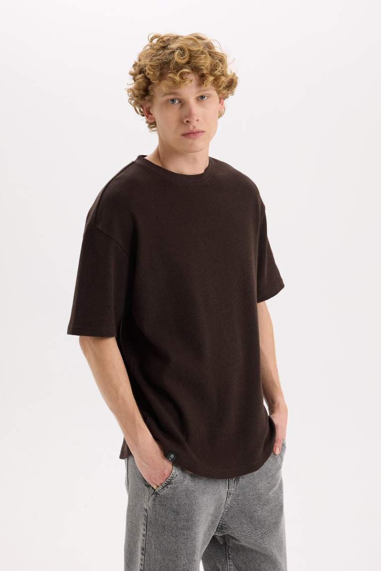 Boxy Fit Crew Neck T-Shirt