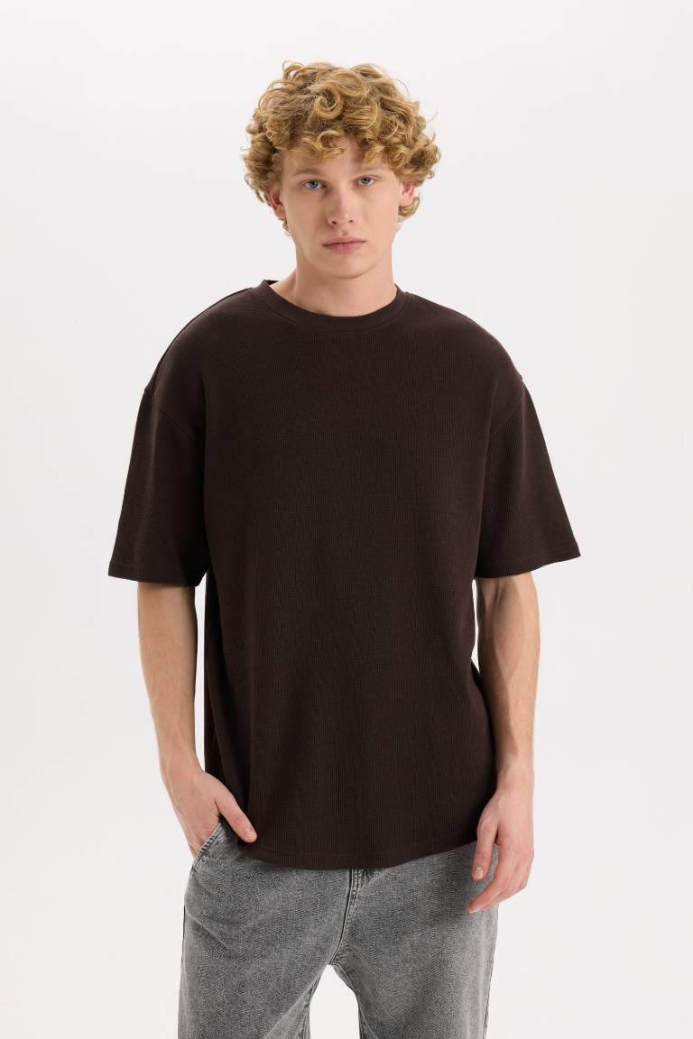 Boxy Fit Crew Neck T-Shirt