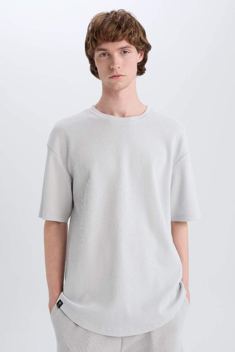 Boxy Fit Crew Neck T-Shirt