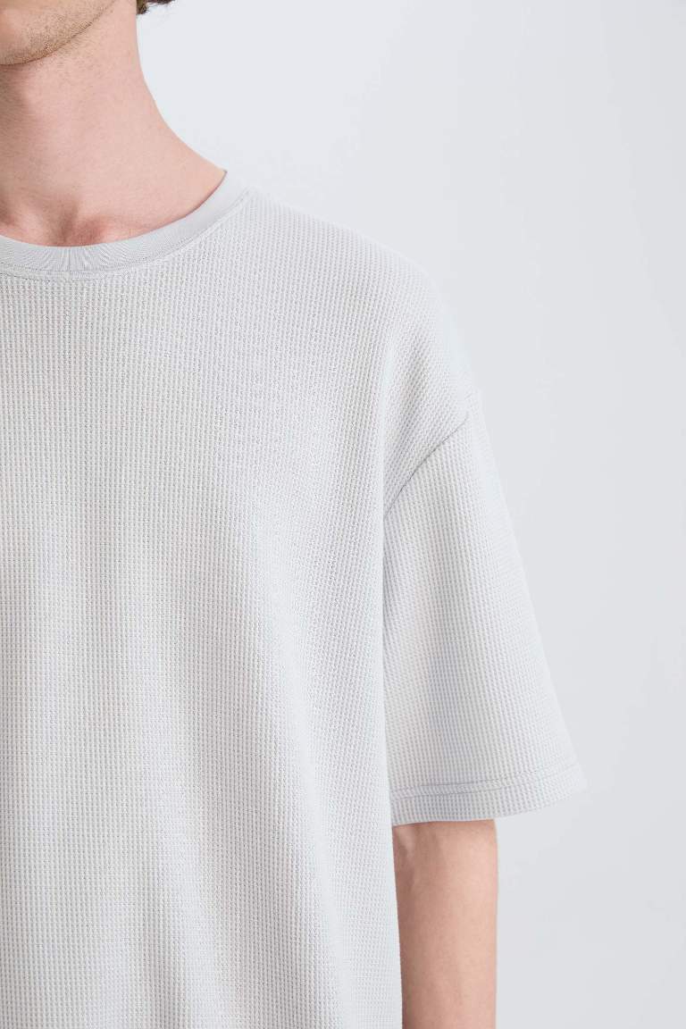 Boxy Fit Crew Neck T-Shirt