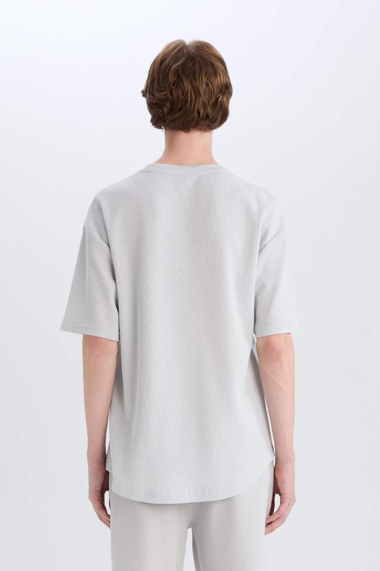 Boxy Fit Crew Neck T-Shirt