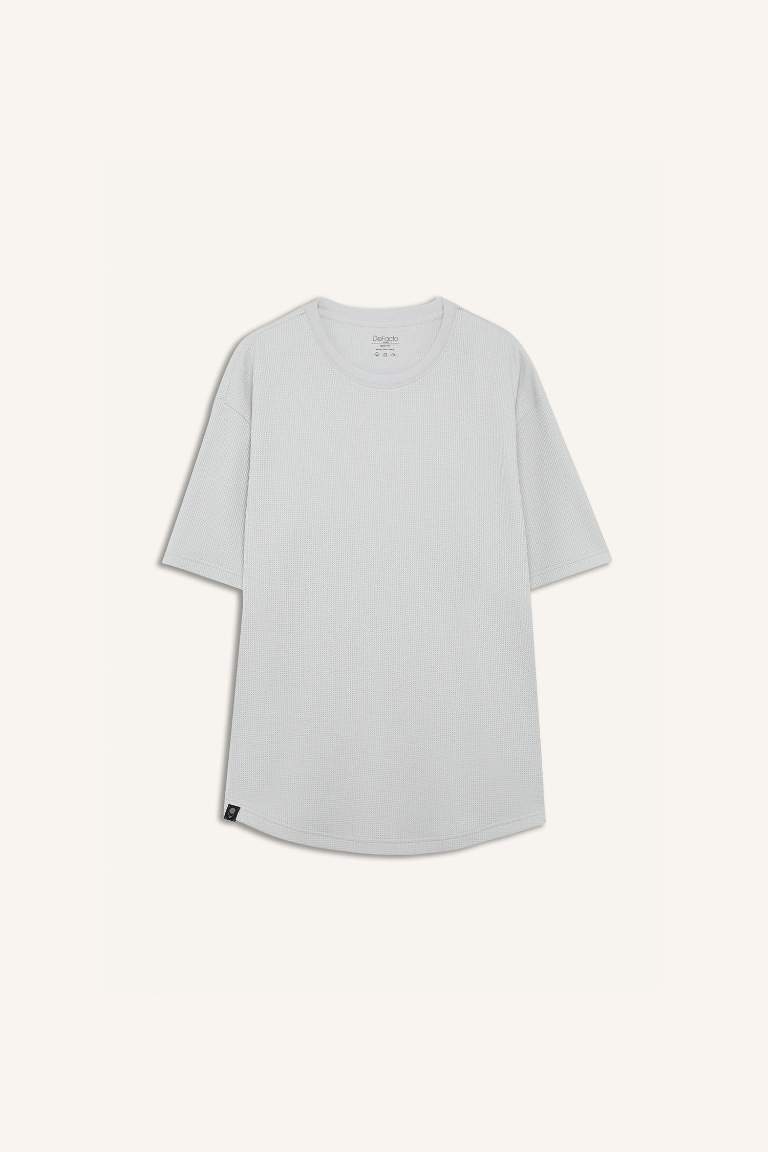 Boxy Fit Crew Neck T-Shirt