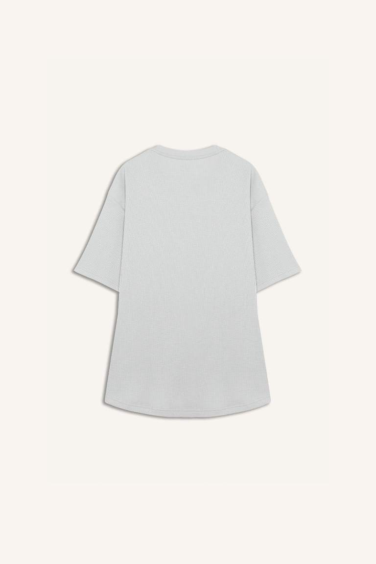 Boxy Fit Crew Neck T-Shirt