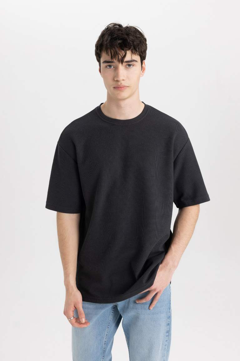 Comfort Regular Fit Heavy Fabric Basic T-Shirt