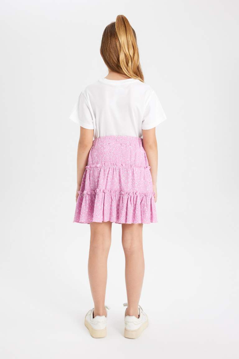 Girl Regular Fit Knitted Skirt