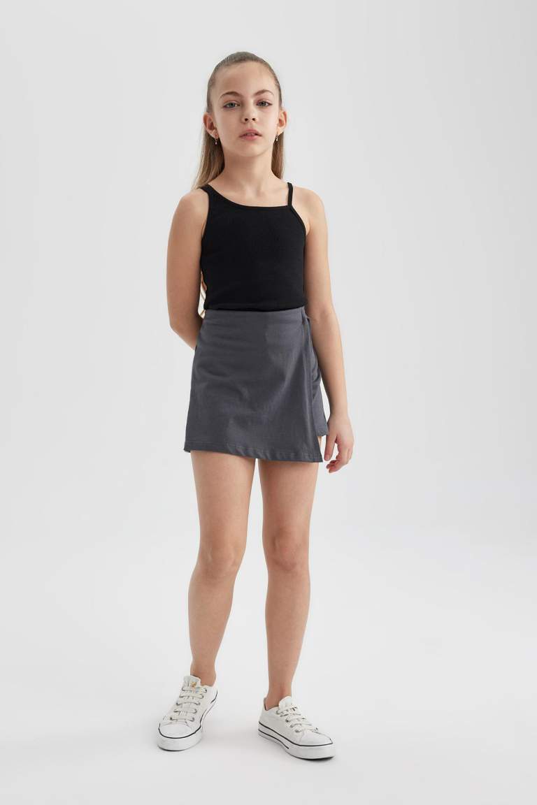 Girl Regular Fit Knitted Skirt