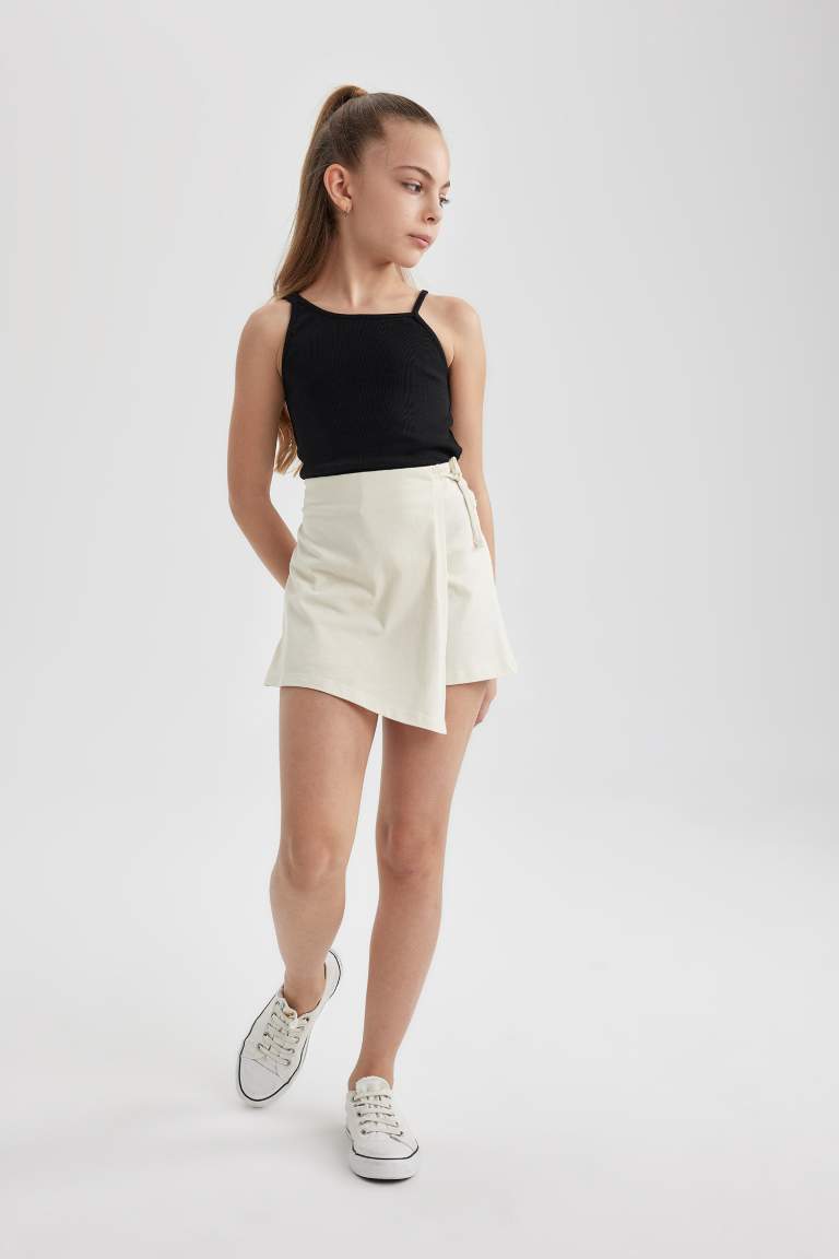 Girl Regular Fit Knitted Skirt