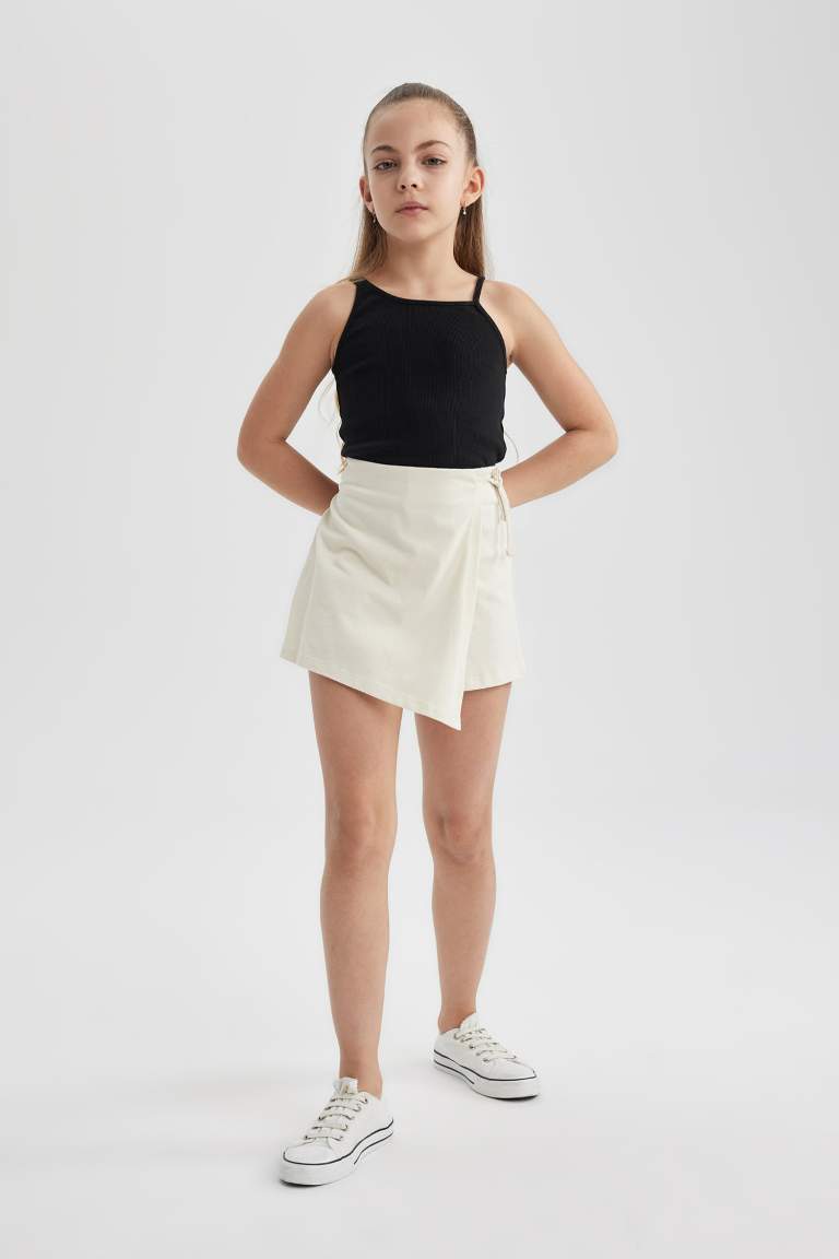 Girl Regular Fit Knitted Skirt