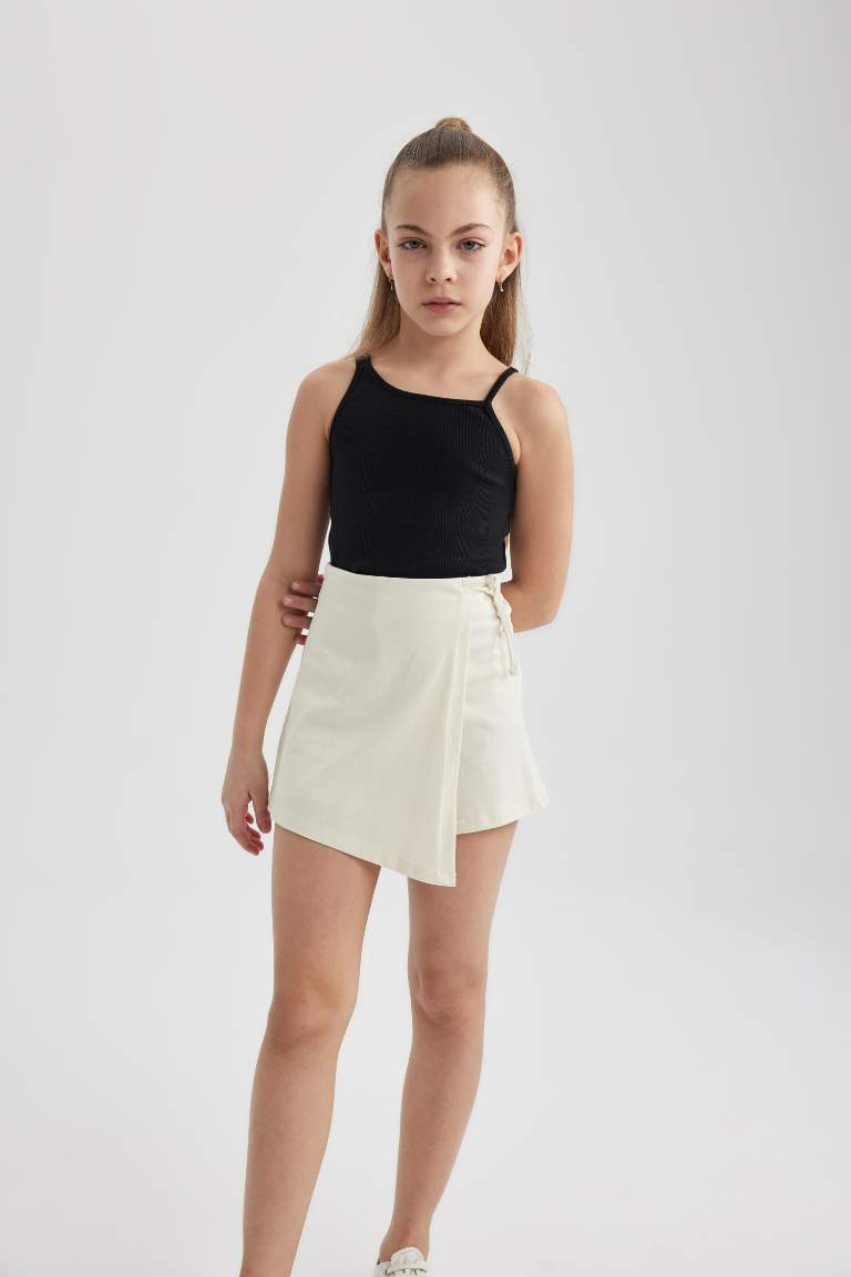 Girl Regular Fit Knitted Skirt