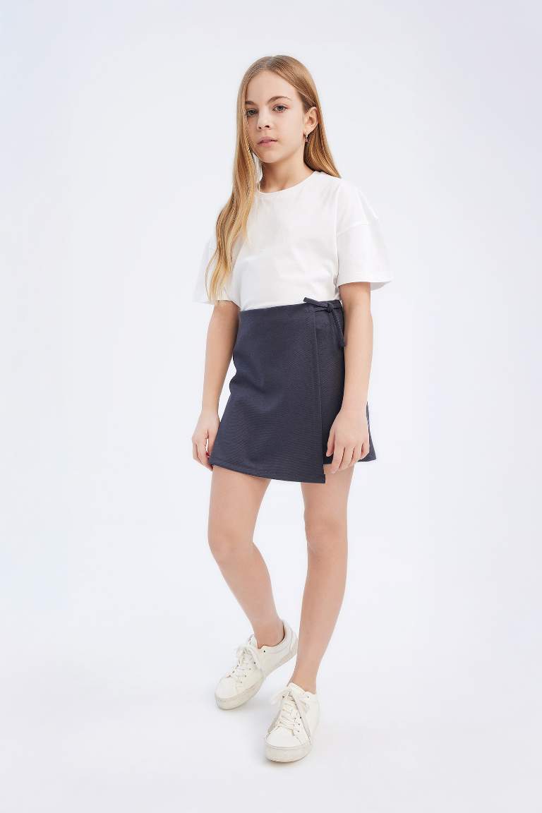 Girl Regular Fit Knitted Skirt