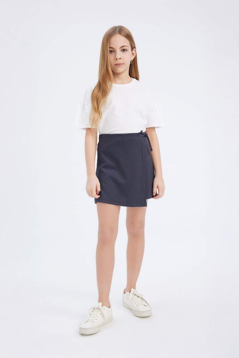 Girl Regular Fit Knitted Skirt