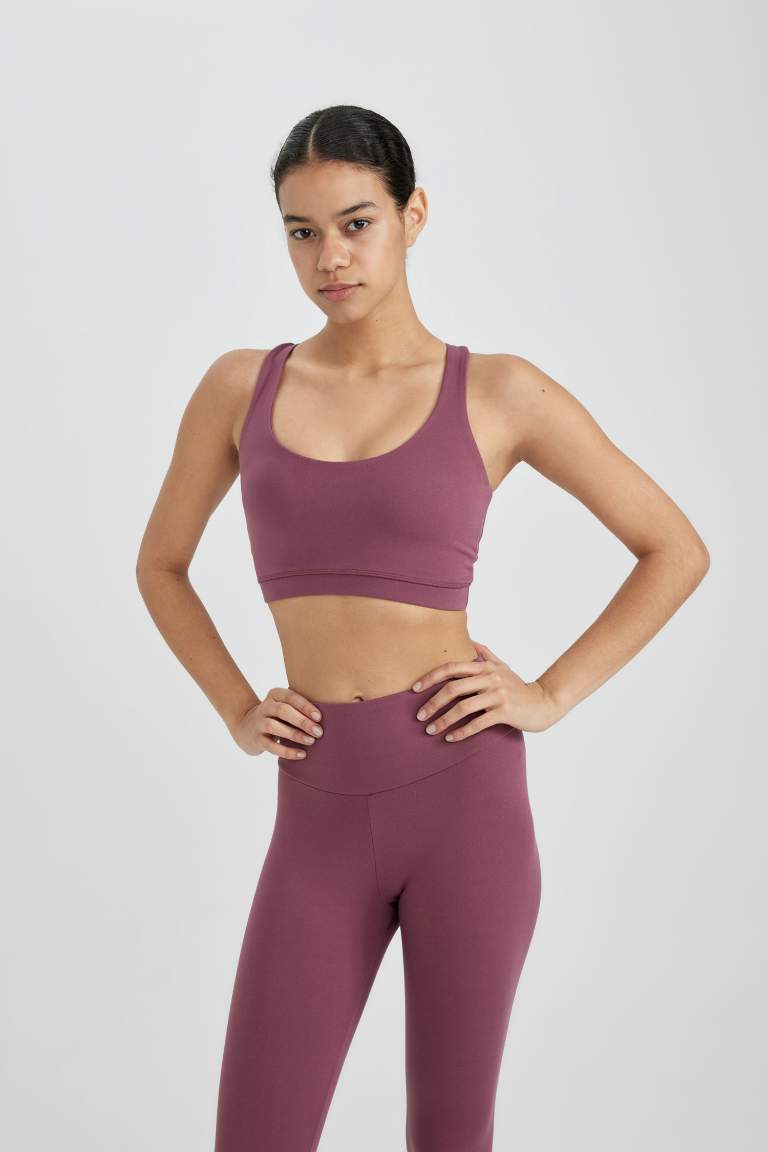 DeFactoFit Crew Neck Sports Bra