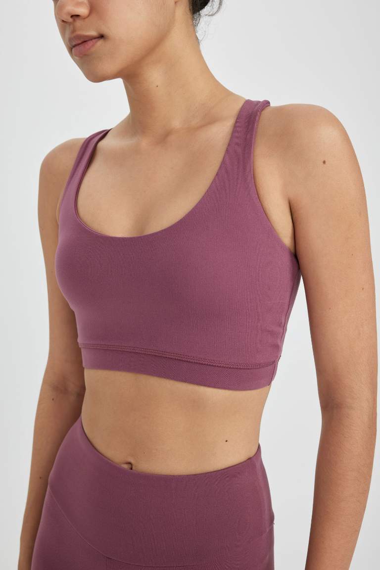 DeFactoFit Crew Neck Sports Bra