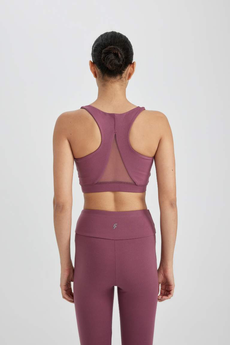 DeFactoFit Crew Neck Sports Bra