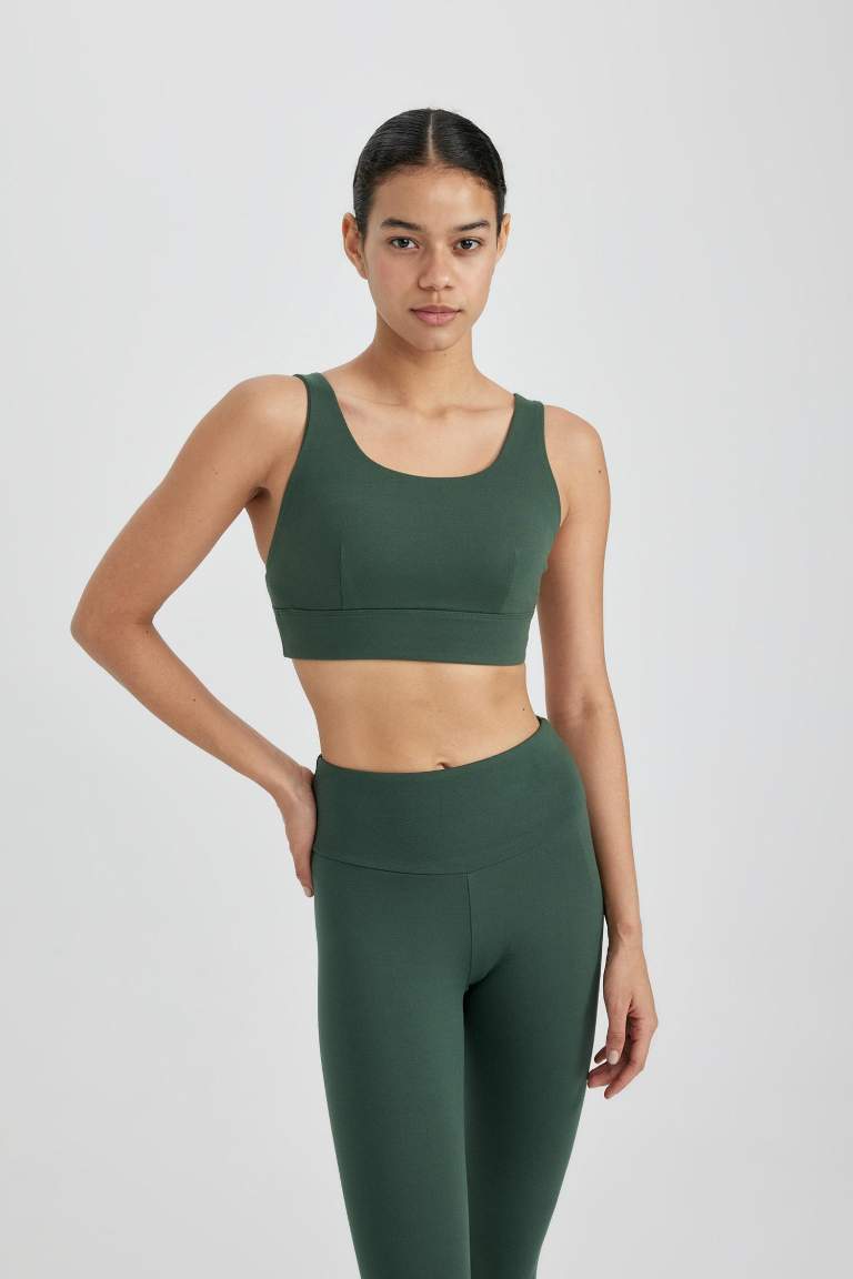 DeFactoFit Crew Neck Sports Bra