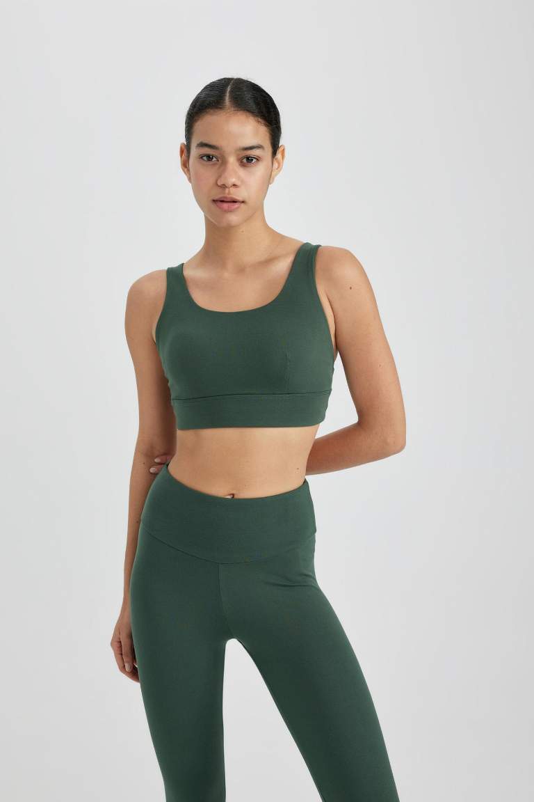 DeFactoFit Crew Neck Sports Bra