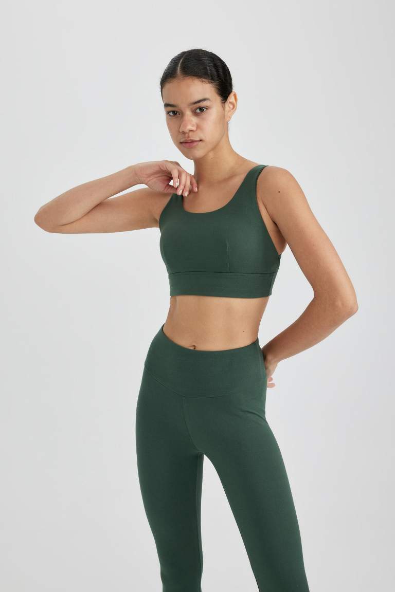 DeFactoFit Crew Neck Sports Bra