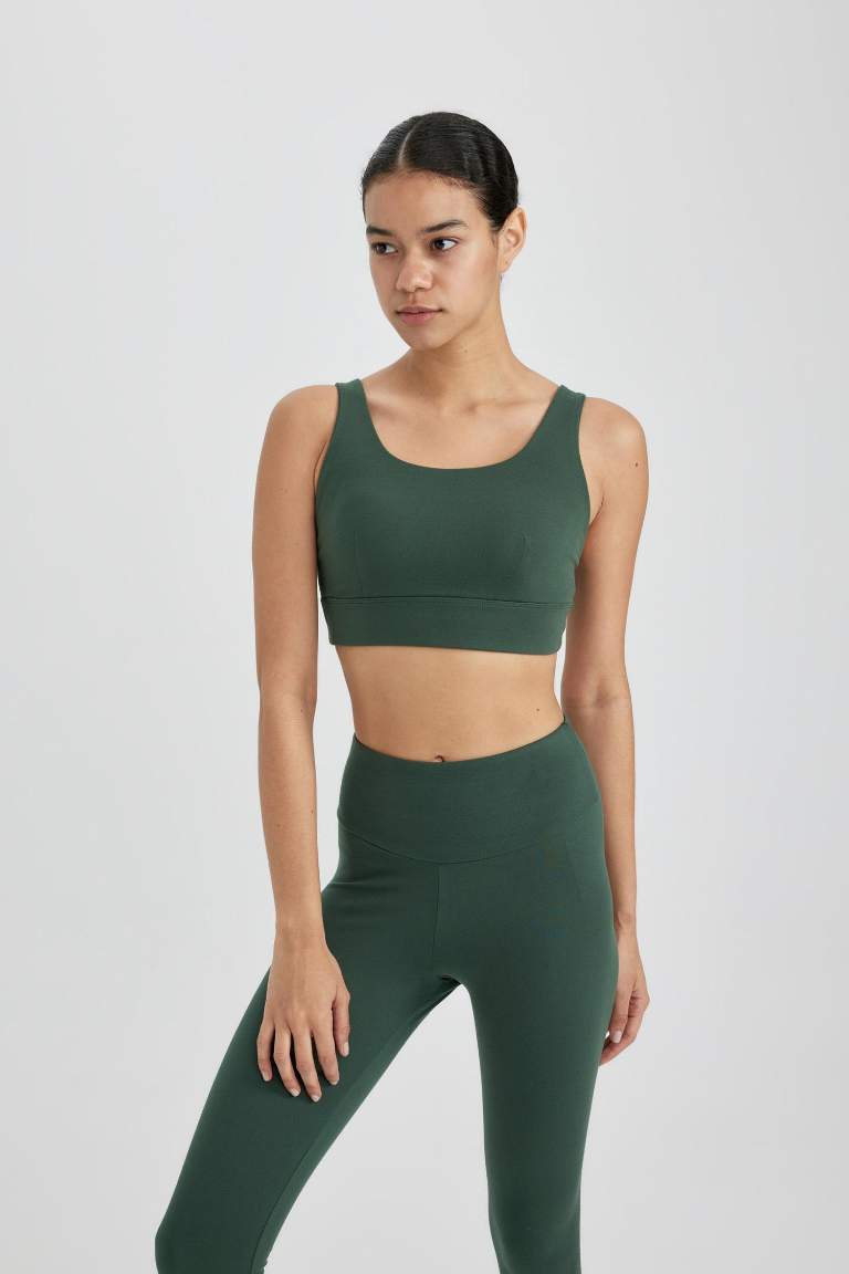 DeFactoFit Crew Neck Sports Bra