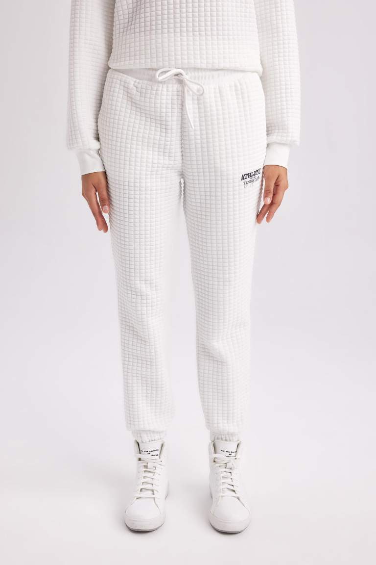 DeFactoFit Standard Fit Jogger Quilted Sweatpants