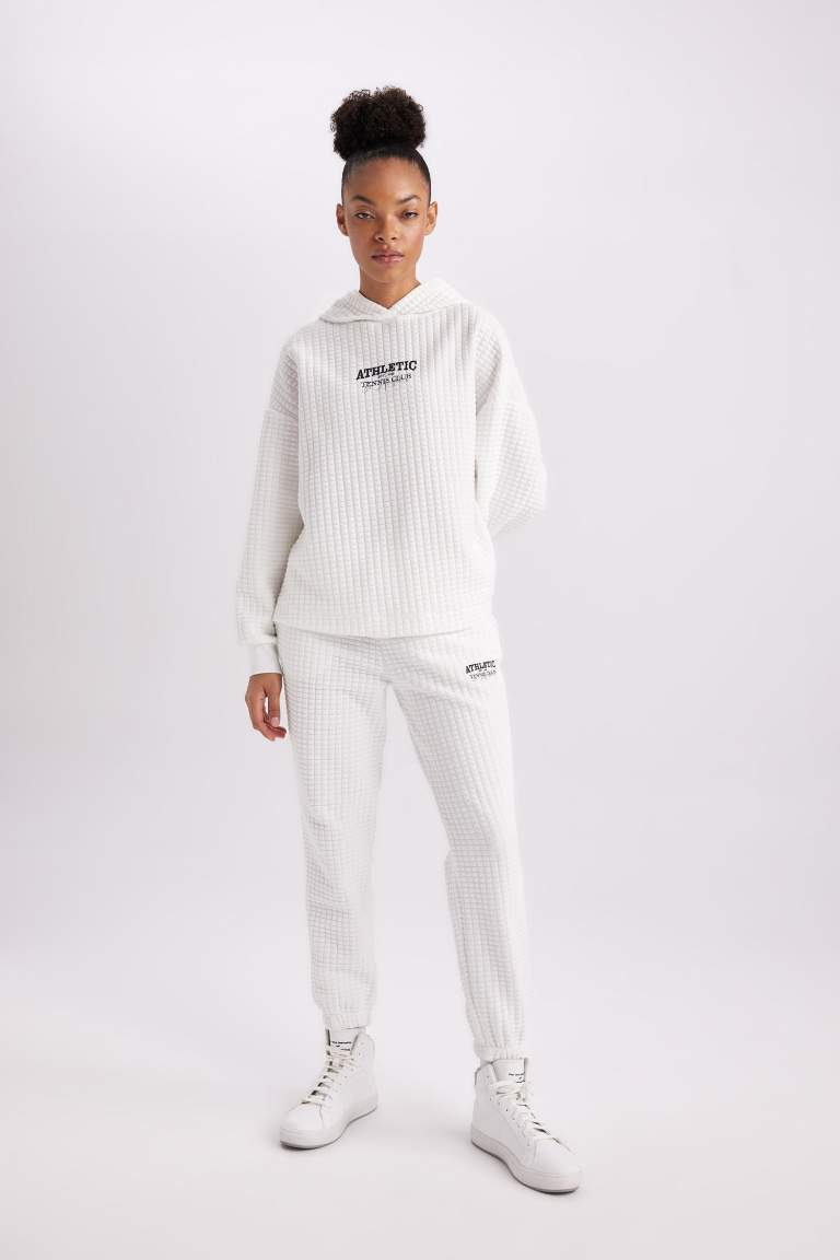 DeFactoFit Standard Fit Jogger Quilted Sweatpants