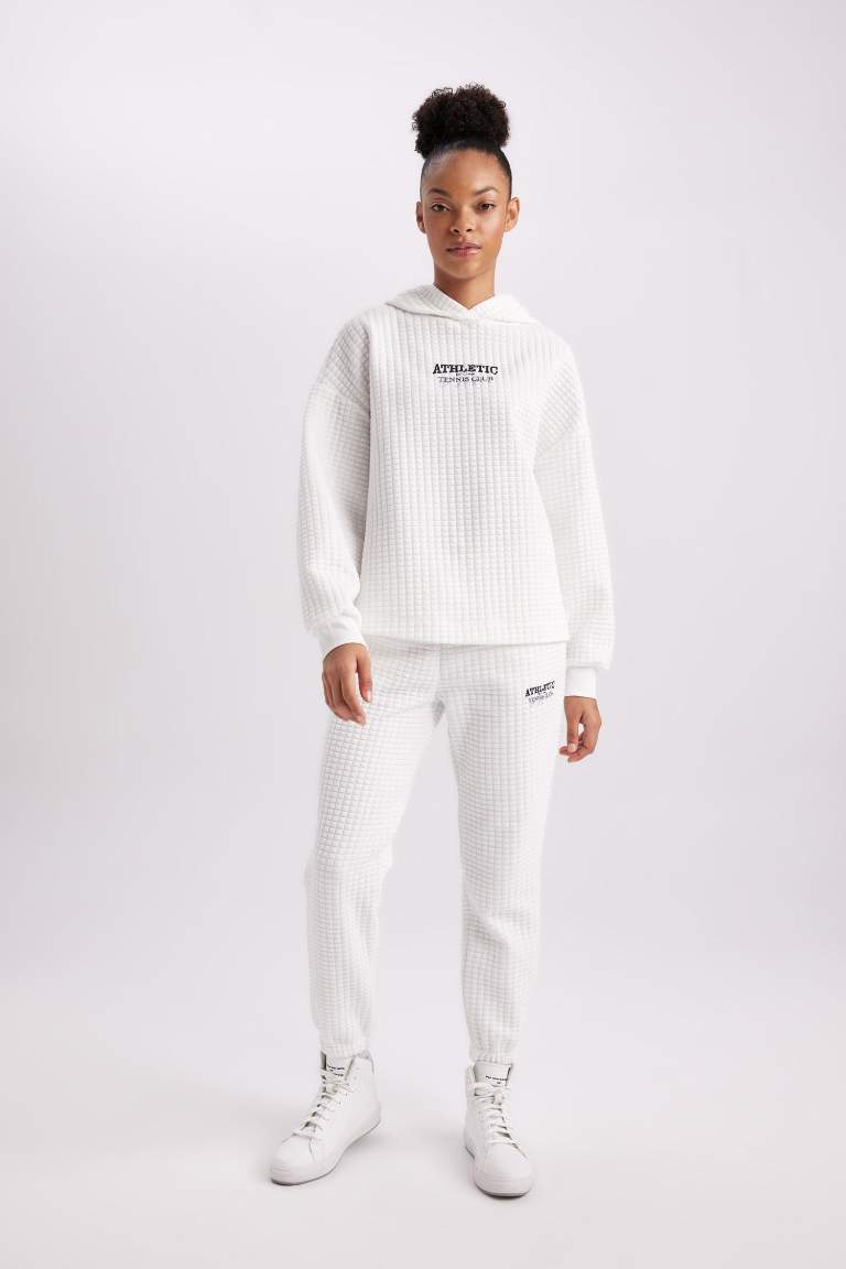 DeFactoFit Standard Fit Jogger Quilted Sweatpants