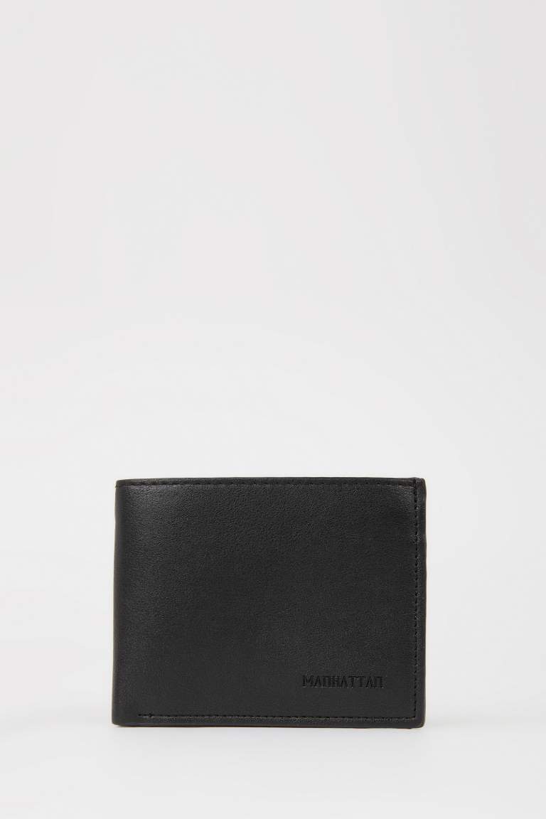 Man Faux Leather Wallets