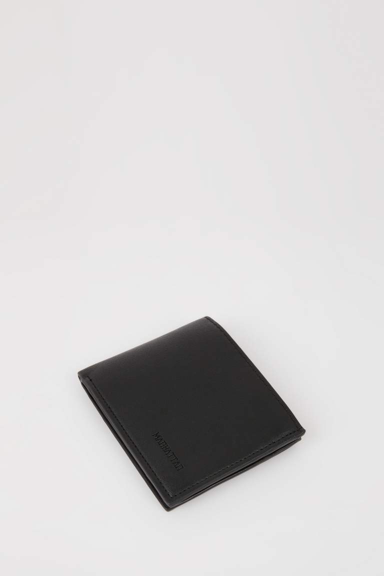 Man Faux Leather Wallets