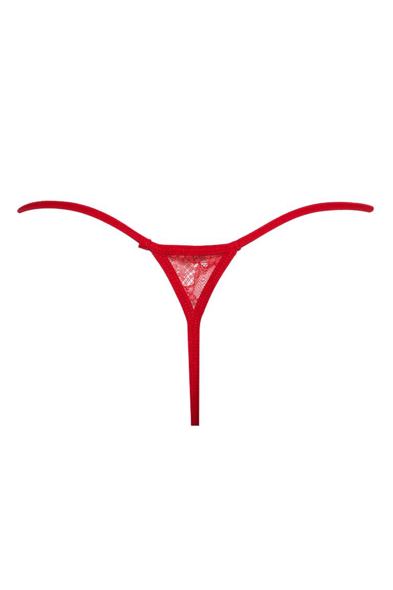 Fall in Love Red Lace String Panty